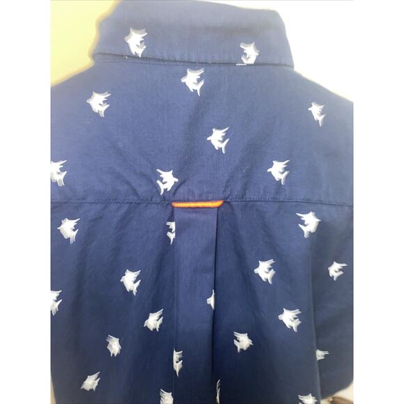 Super Dry XL Short Sleeve Button Up Swordfish Shirt - Picture 4 of 11